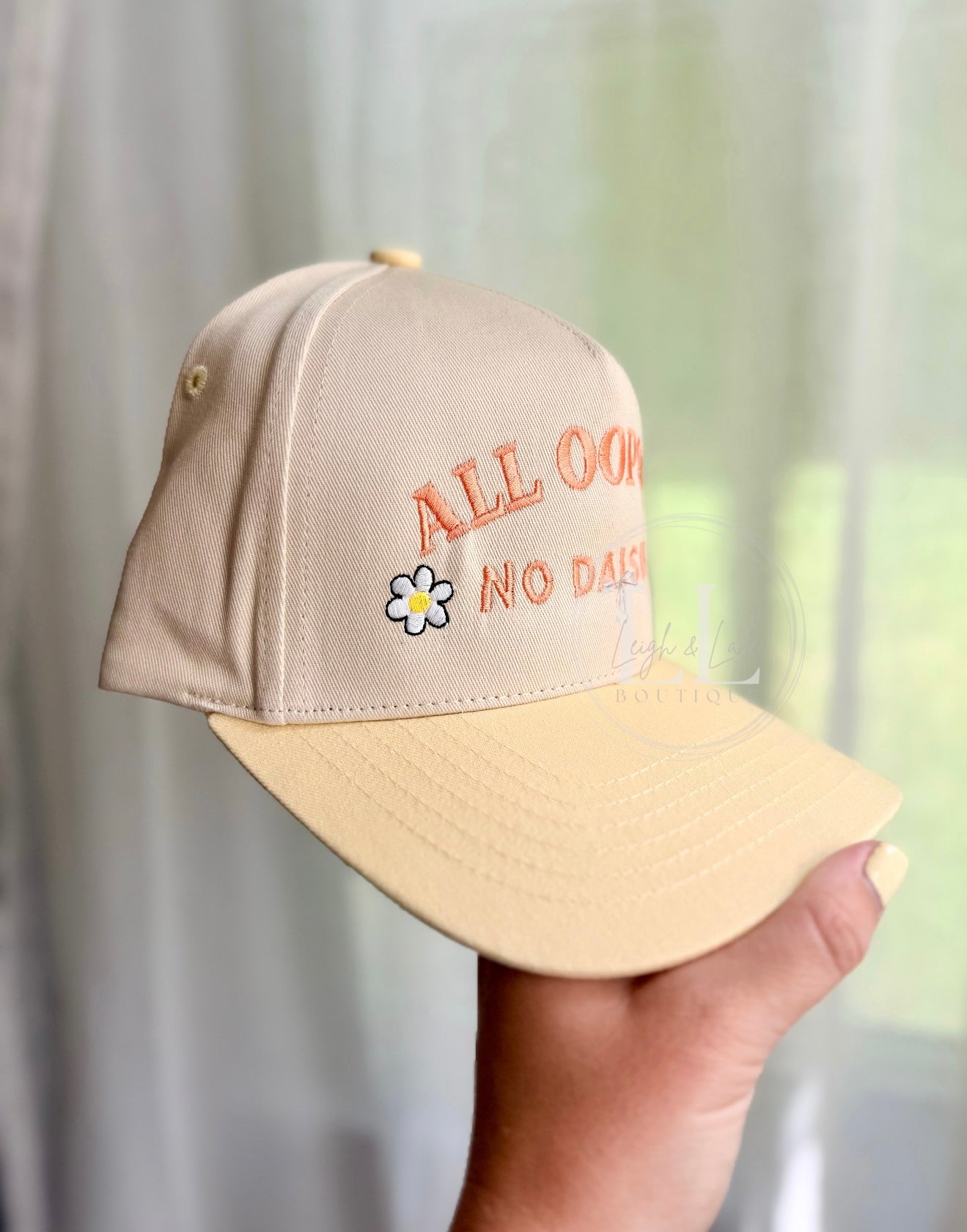 All Oopsies No Daisies Embroidered Hat
