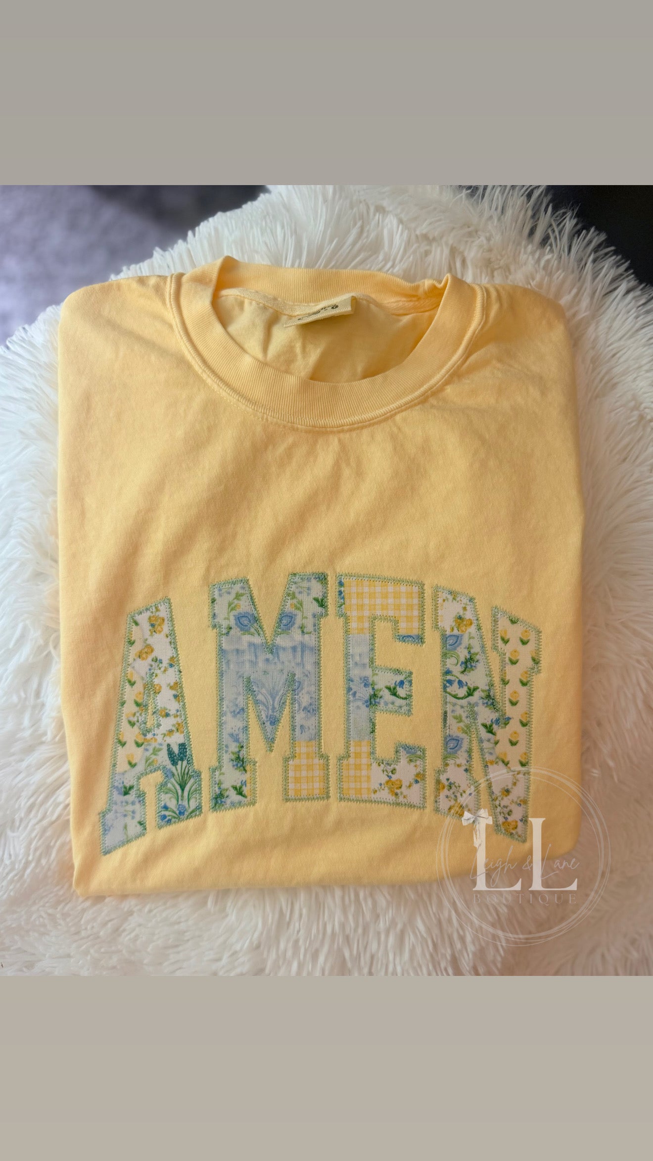 Amen Appliqué Tee