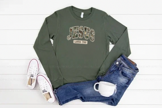 Jesus Loves You Long Sleeve Tee