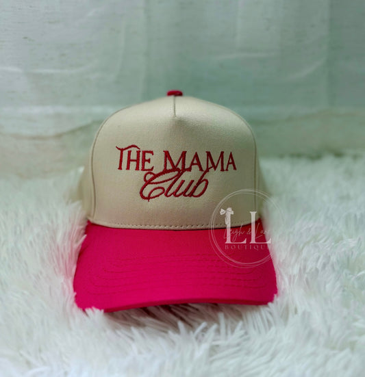 The Mama Club Embroidered Hat