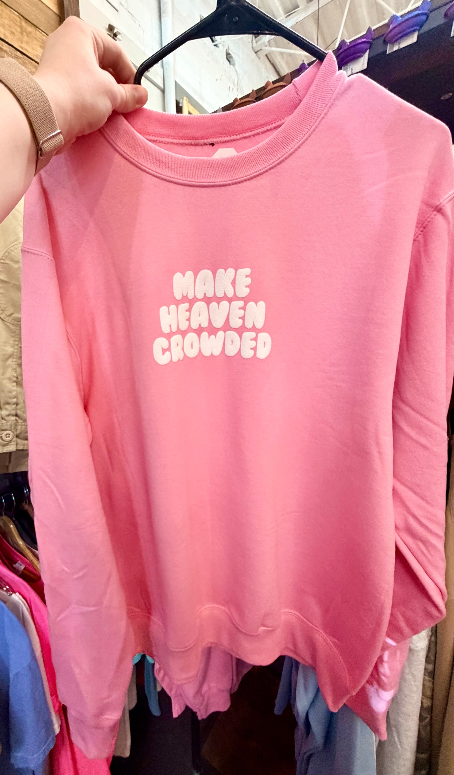Make Heaven Crowded Puff Crewneck