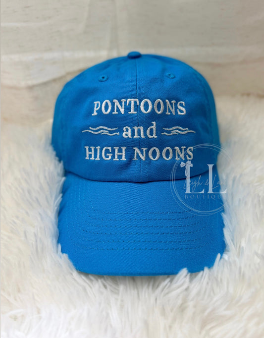 Pontoons & High Noons Embroidered Hat