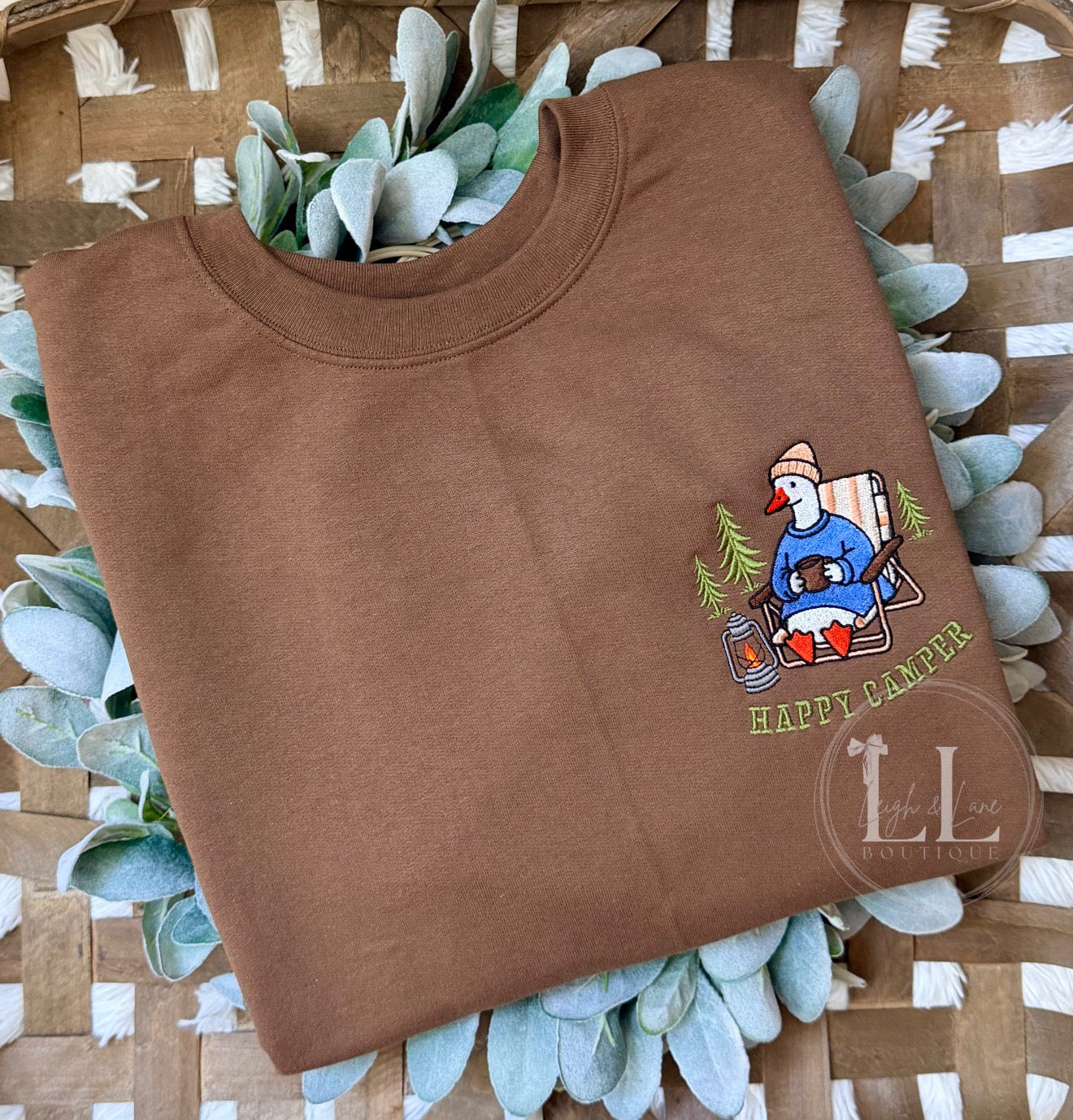 Happy Camper Goose Crewneck