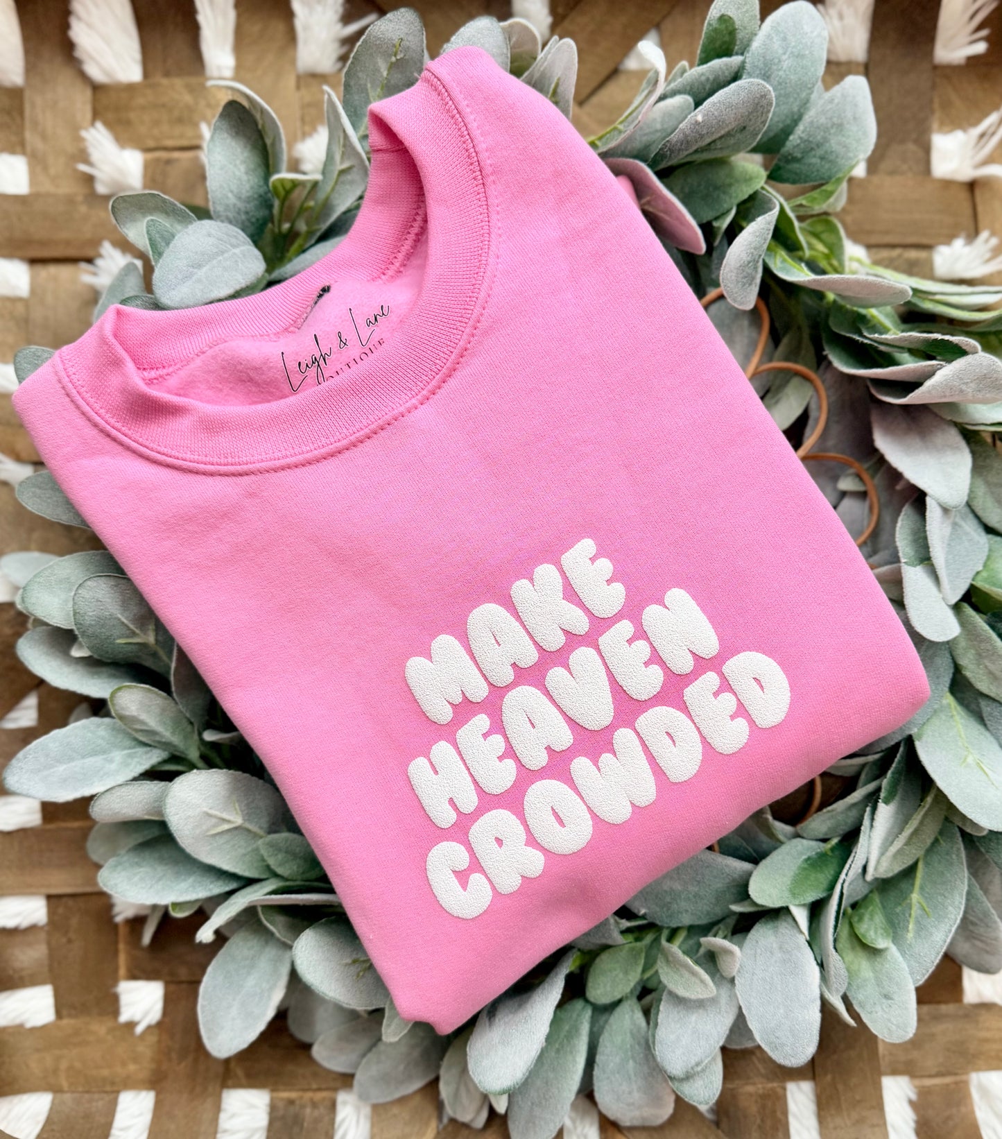 Make Heaven Crowded Puff Crewneck