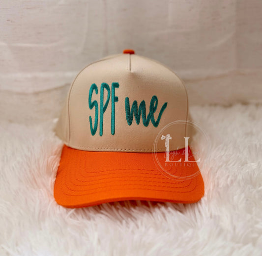 SPF me Embroidered Hat