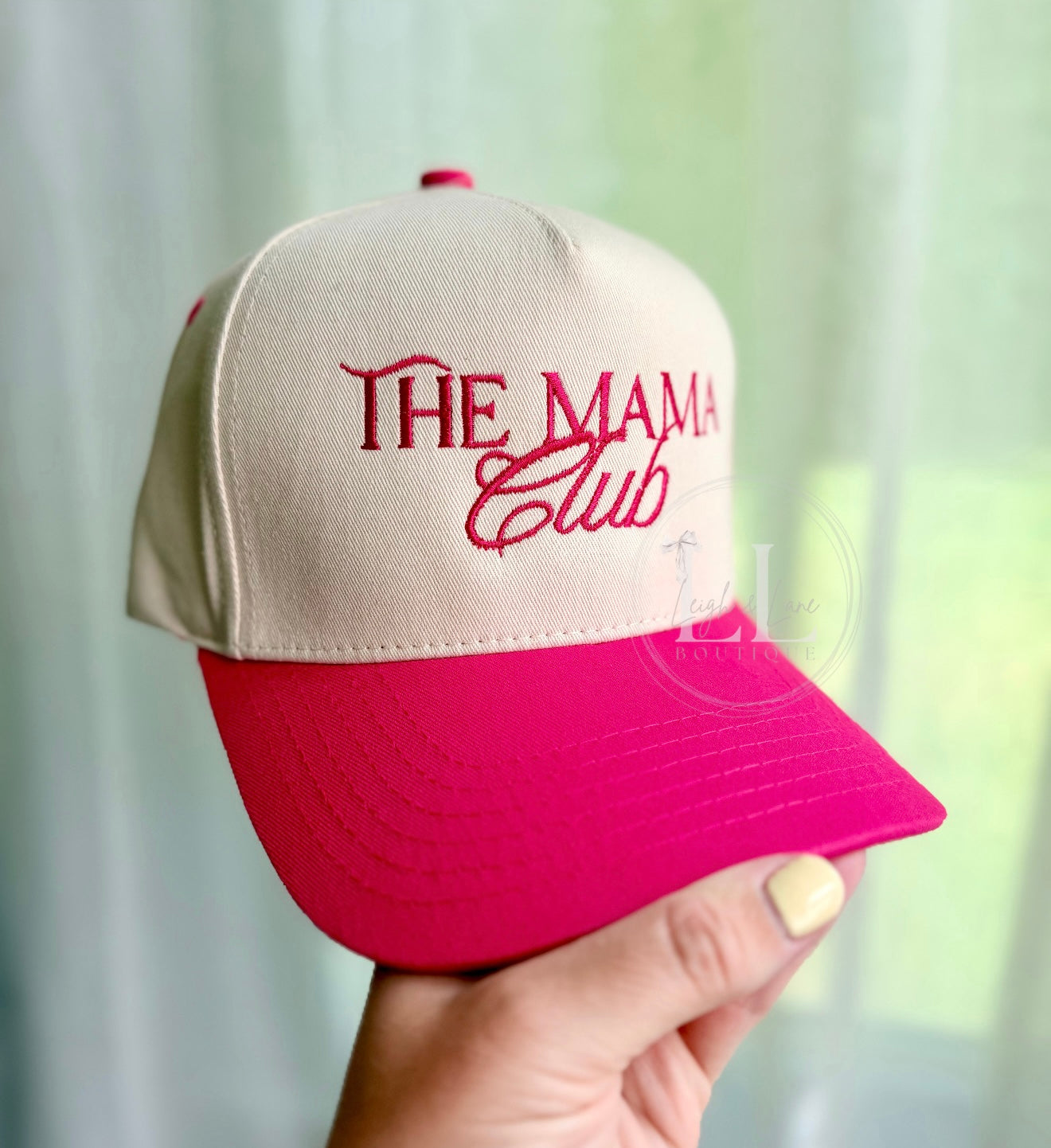 The Mama Club Embroidered Hat