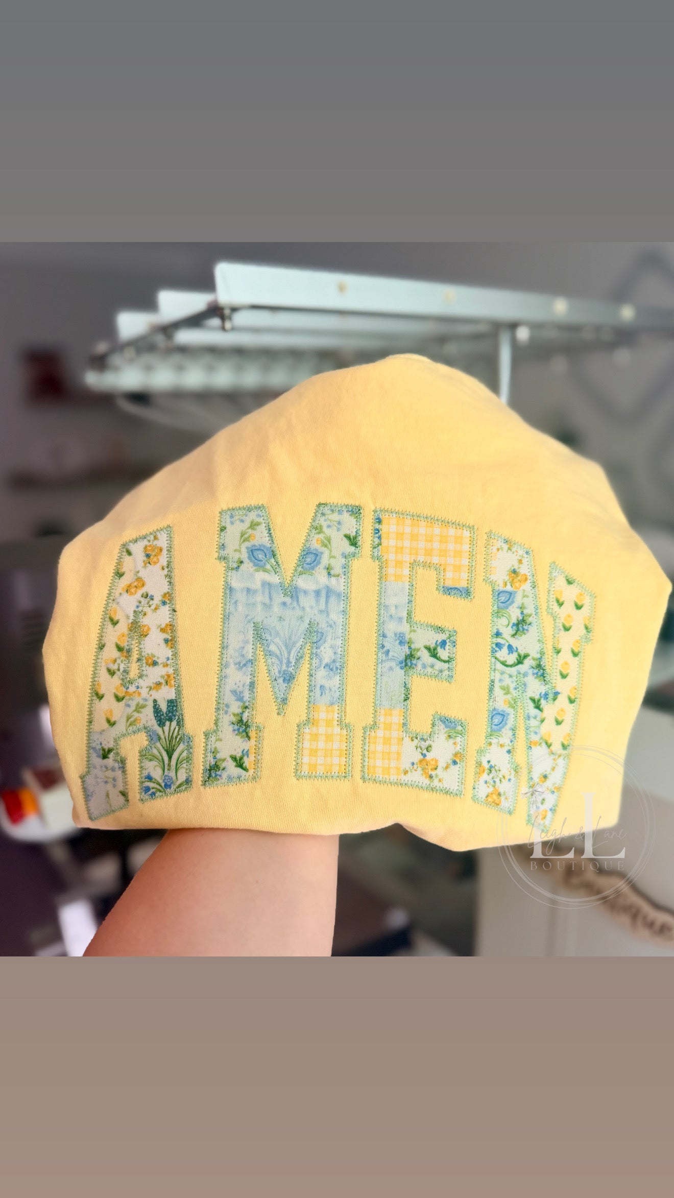 Amen Appliqué Tee